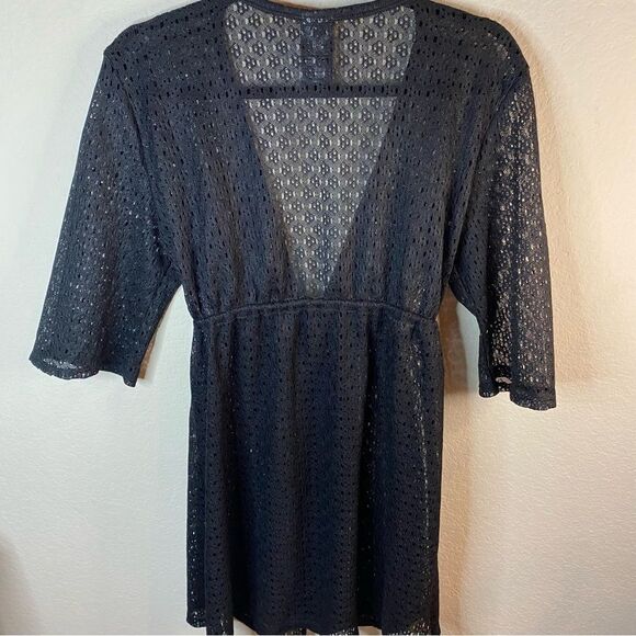 Lace Swim Empire Tie Waist Coverup Sz L - Picture 4 of 4